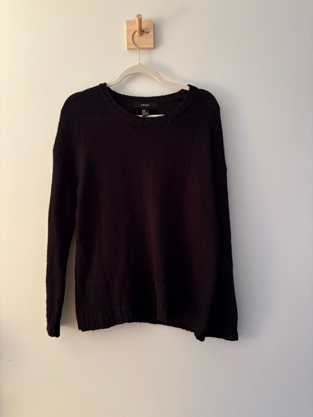 Basic black sweater